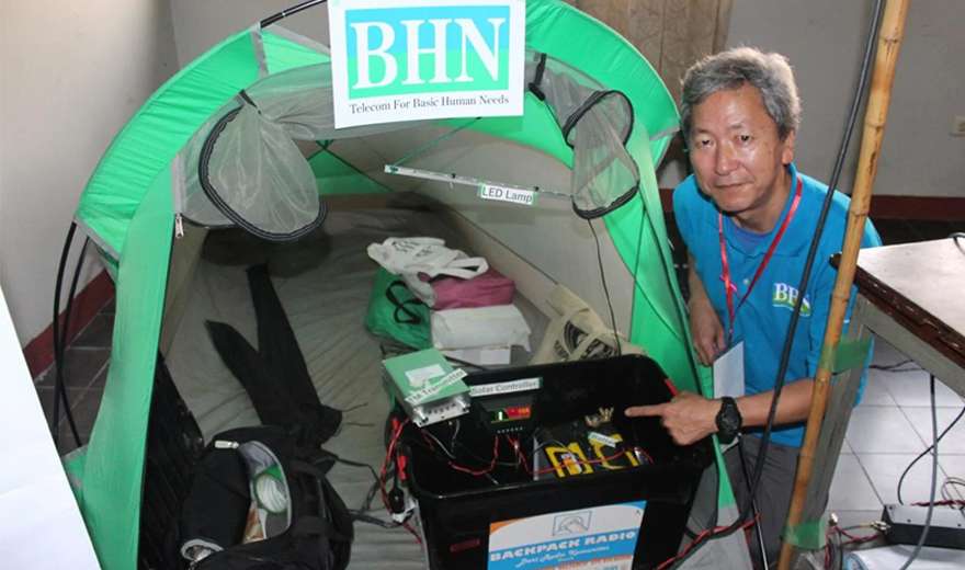 Backpack Radio Station Brings Relief Broadcasts during Emergencies